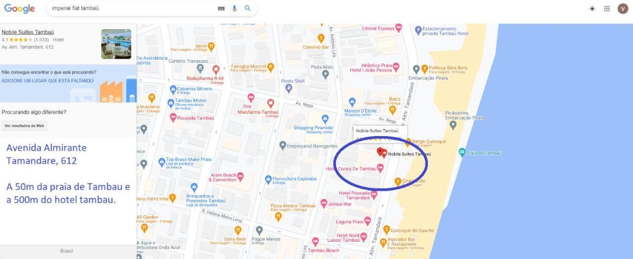 Flat 406- Imperial Flat Tambau Nobile Apartment Joao Pessoa Ngoại thất bức ảnh